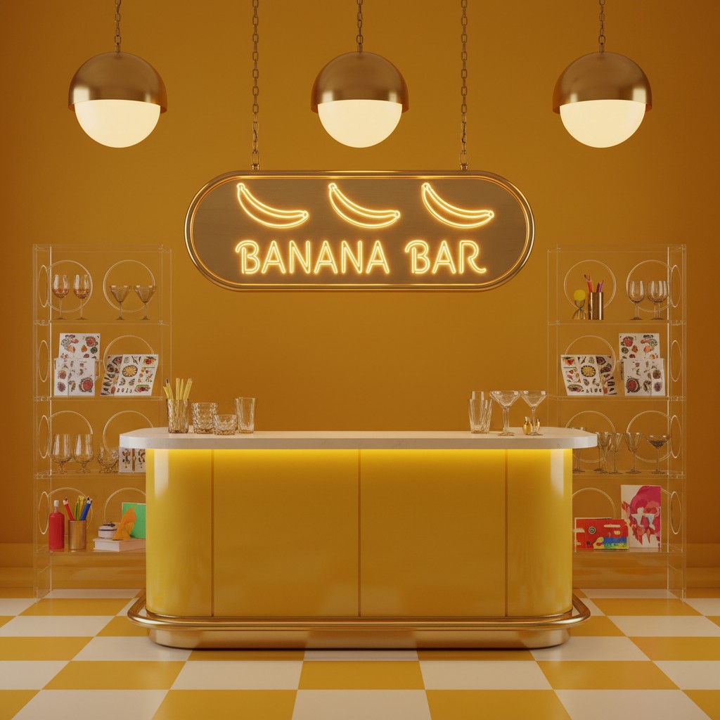 Une image d'un bar à banana